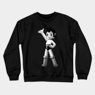 Astro Boy Saluting a Big Hello Crewneck Sweatshirt